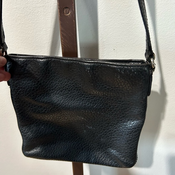 Vintage Kate spade genuine leather crossbody bag black - Picture 2 of 8